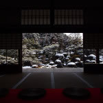 京都 妙満寺の雪景色(Covered with snow of Myoumanji temple in Kyoto,Japan)