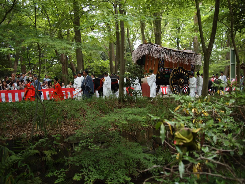 葵祭　糺の森　下鴨神社